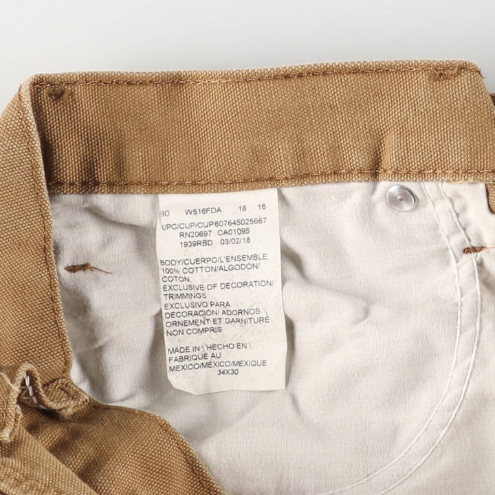Dickies Duck Painter Pants Men's W35 equivalent cotton beige type brown Vintage Second Hand