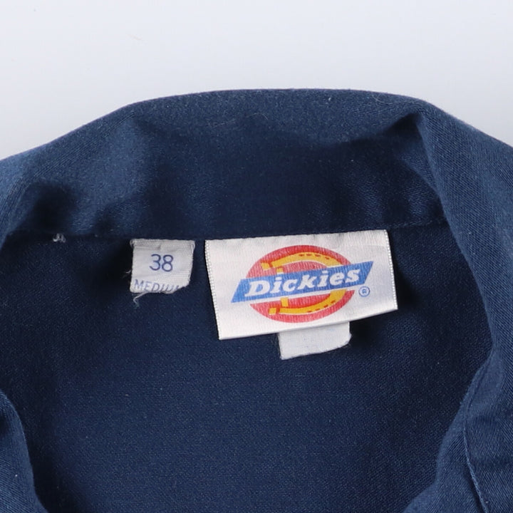 Vintage Dickies long-sleeved jumpsuit from the 1980'S to 1990s, size M, men's. polyester navy blue type Vintage Second Hand