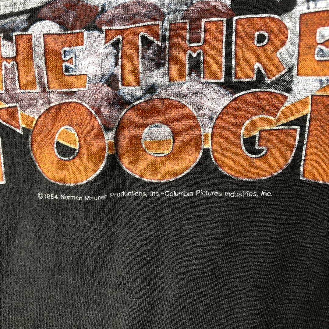 Vintage 1980'S Signal The Three Stooges Movie T-Shirt, Made in USA, Women's Size XS polyester black type Vintage Second Hand