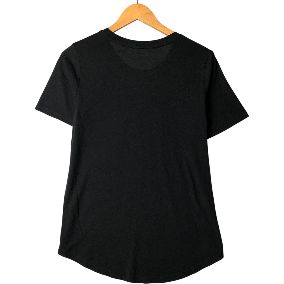 THE BEATLES Band T-Shirt, Women's Size M polyester black type Vintage Second Hand