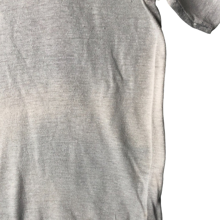 Vintage 80'S SPORTSWEAR printed T-shirt made in the USA, size S for women polyester gray type Vintage Second Hand