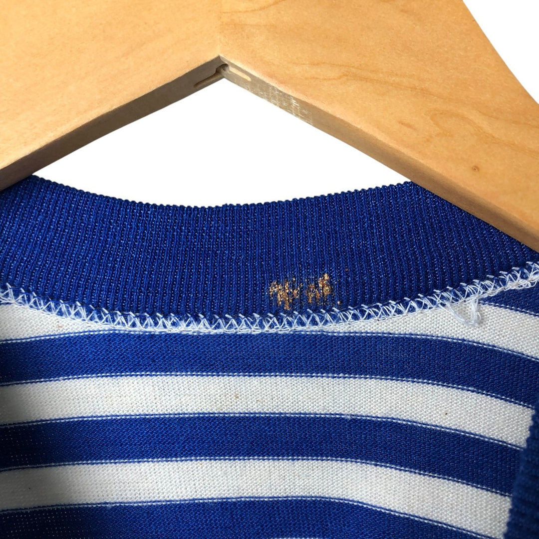 Vintage striped T-shirt, size S, women's unclear blue type Vintage Second Hand