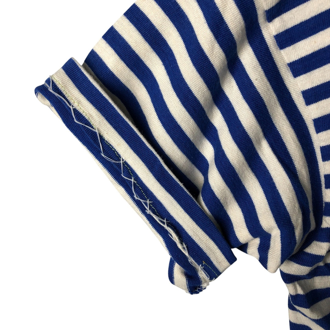 Vintage striped T-shirt, size S, women's unclear blue type Vintage Second Hand