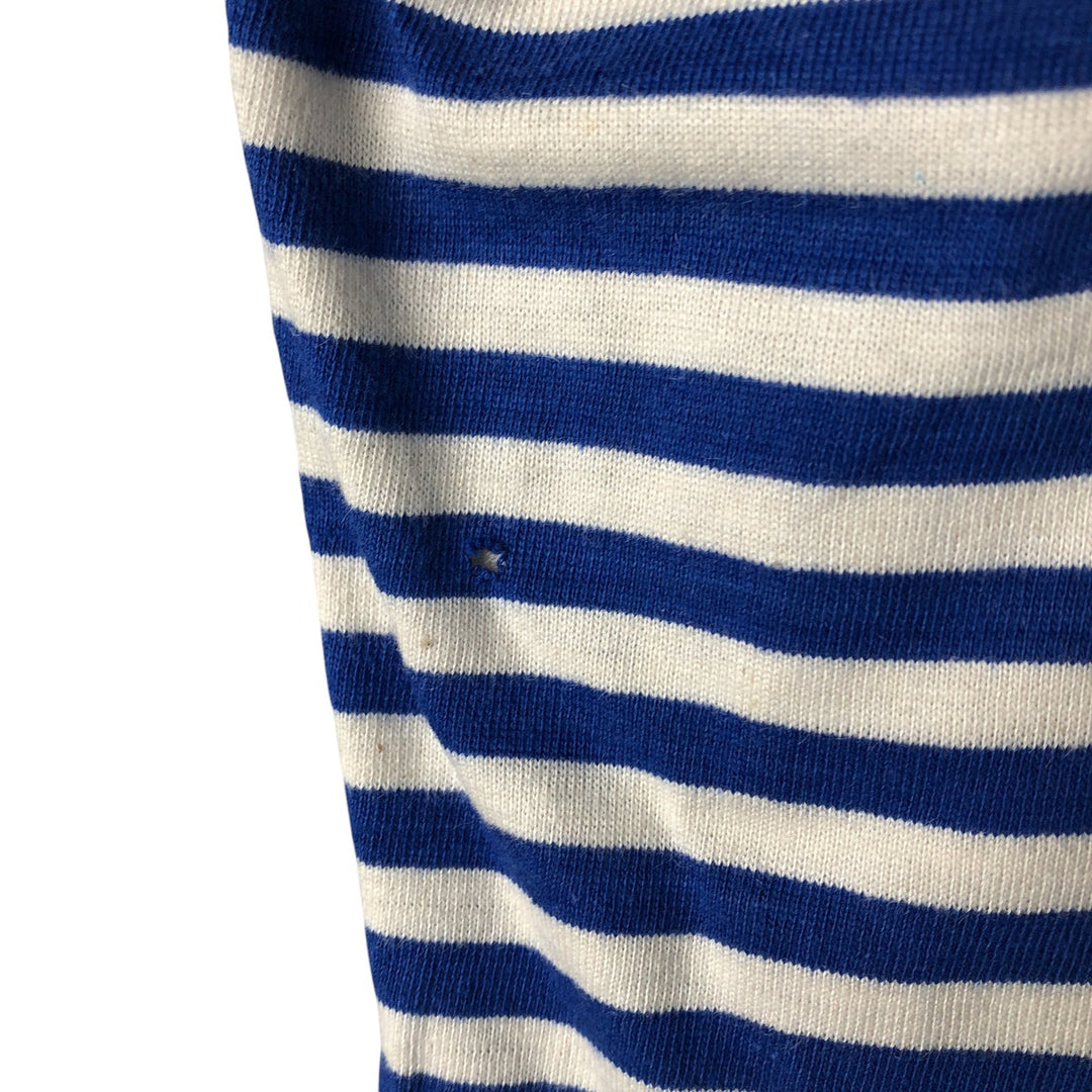 Vintage striped T-shirt, size S, women's unclear blue type Vintage Second Hand
