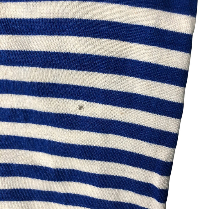 Vintage striped T-shirt, size S, women's unclear blue type Vintage Second Hand