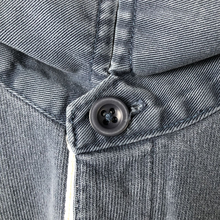 Vintage 90'S Ralph Lauren Polo Sportsman long-sleeved polo shirt, men's size XL cotton navy blue type Vintage Second Hand