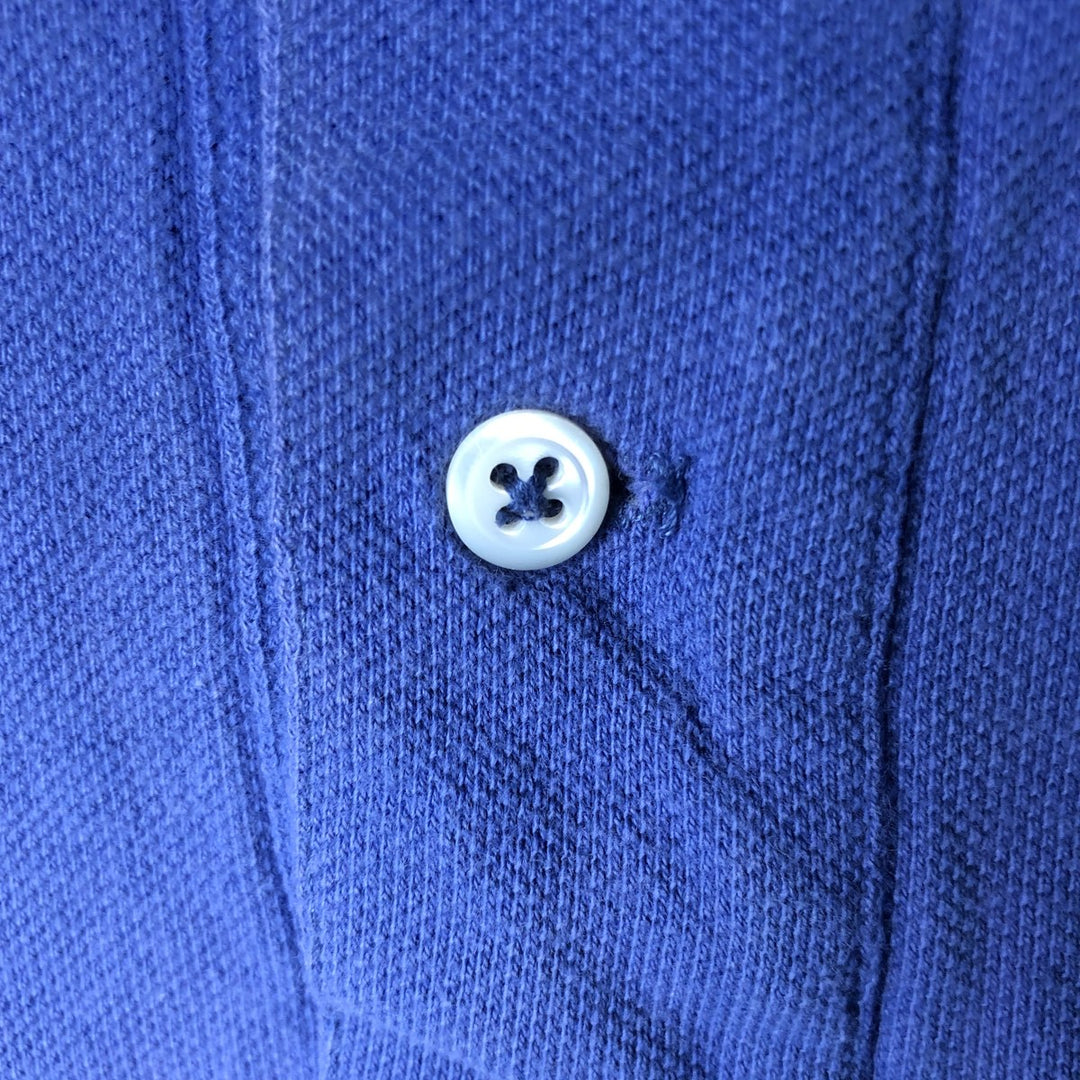 90'S Ralph Lauren POLO by Ralph Lauren short sleeve polo shirt made in USA, men's XL size, vintage cotton purple type Vintage Second Hand