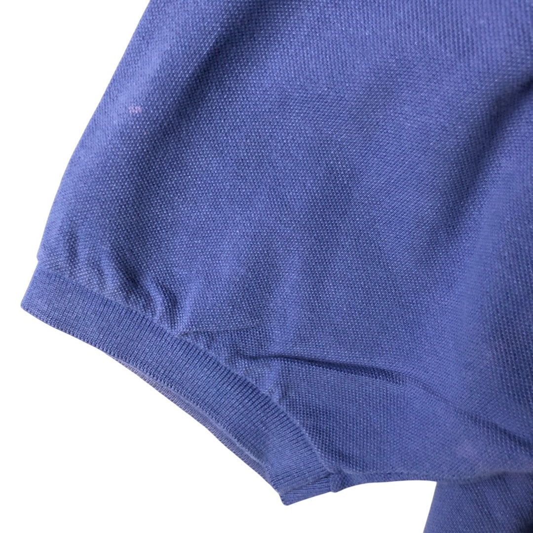 90'S Ralph Lauren POLO by Ralph Lauren short sleeve polo shirt made in USA, men's XL size, vintage cotton purple type Vintage Second Hand