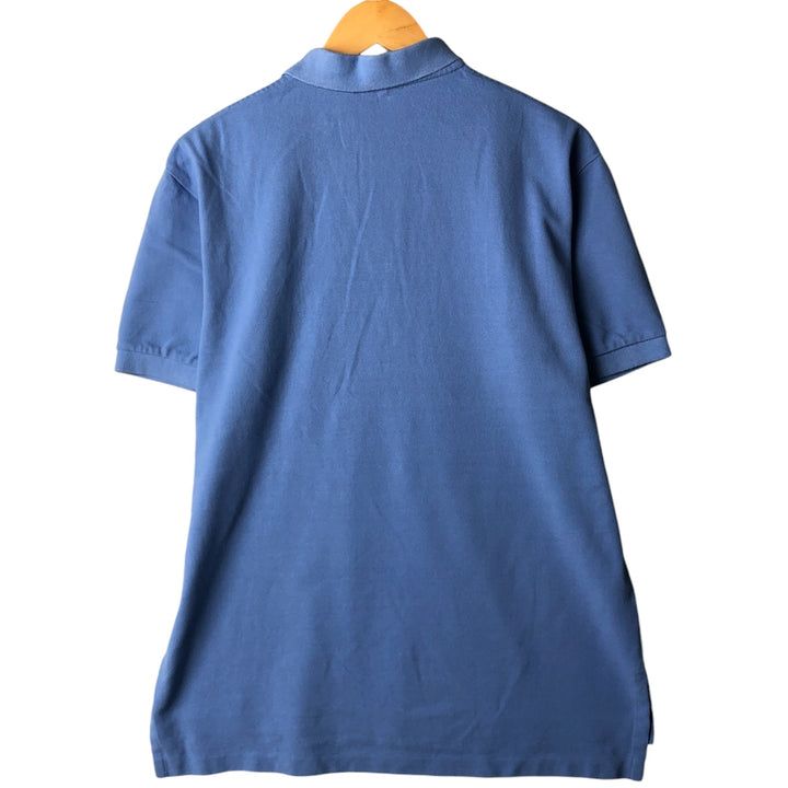 Ralph Lauren POLO RALPH LAUREN short sleeve polo shirt men's size L cotton Blue type light blue Vintage Second Hand