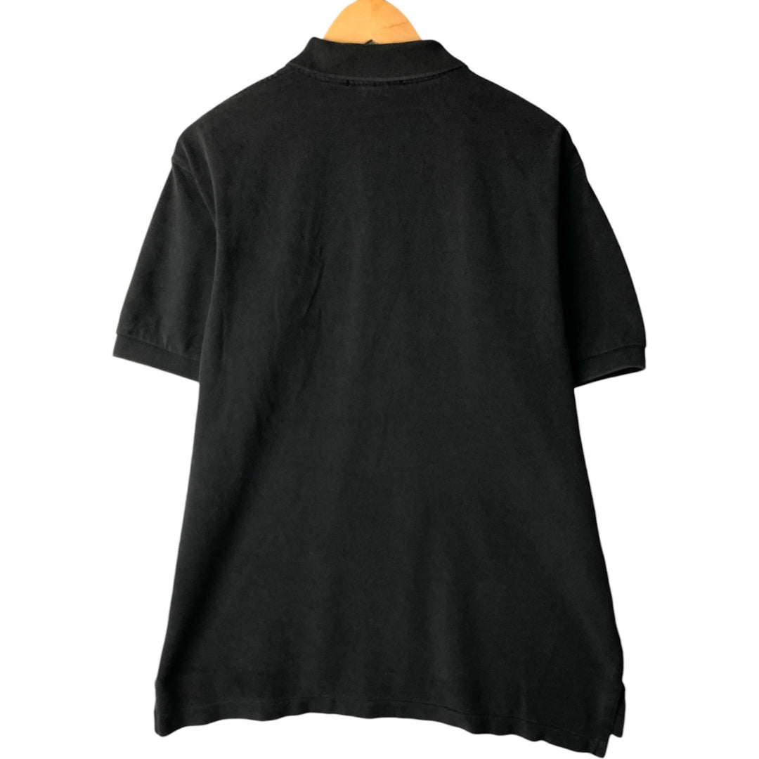 Ralph Lauren POLO by Ralph Lauren short sleeve polo shirt, men's size L cotton black type Vintage Second Hand