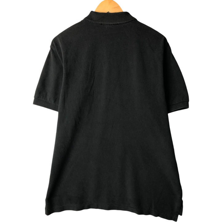 Ralph Lauren POLO by Ralph Lauren short sleeve polo shirt, men's size L cotton black type Vintage Second Hand