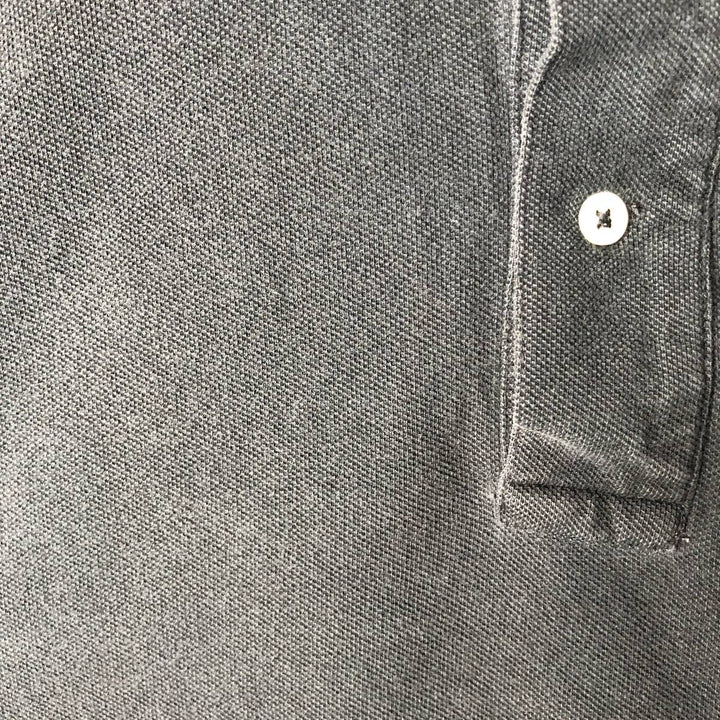 Ralph Lauren POLO by Ralph Lauren short sleeve polo shirt, men's size L cotton black type Vintage Second Hand