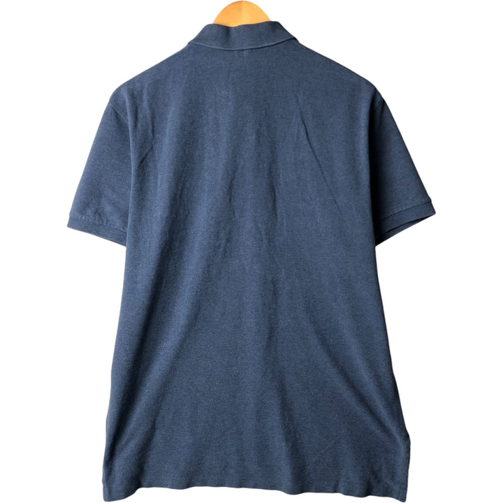 Ralph Lauren POLO RALPH LAUREN short sleeve polo shirt men's size L cotton navy blue type Vintage Second Hand