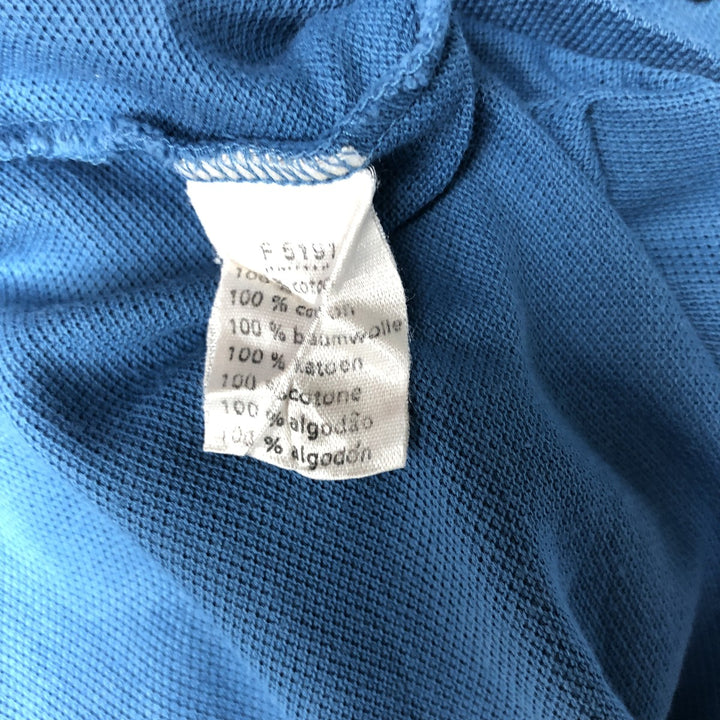 2000'S Lacoste Short Sleeve Polo Shirt, Size 3, Men's Size S cotton blue type Vintage Second Hand