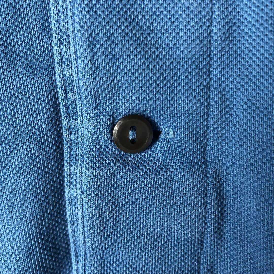 2000'S Lacoste Short Sleeve Polo Shirt, Size 3, Men's Size S cotton blue type Vintage Second Hand