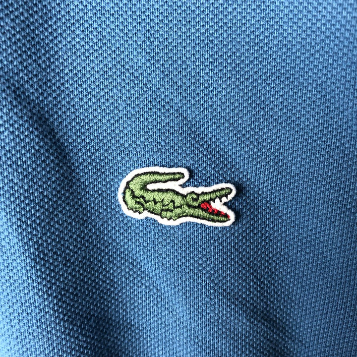 2000'S Lacoste Short Sleeve Polo Shirt, Size 3, Men's Size S cotton blue type Vintage Second Hand