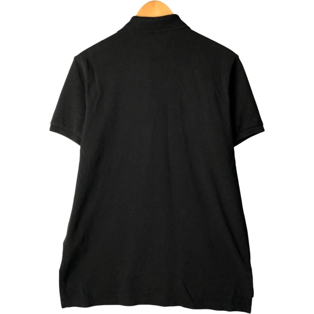Ralph Lauren POLO by Ralph Lauren COSTOM FIT short sleeve polo shirt, men's size L cotton black type Vintage Second Hand