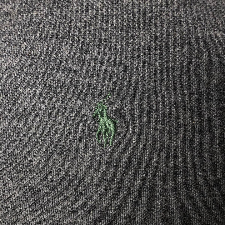 Ralph Lauren POLO by Ralph Lauren long sleeve polo shirt, men's XL size cotton gray type Vintage Second Hand