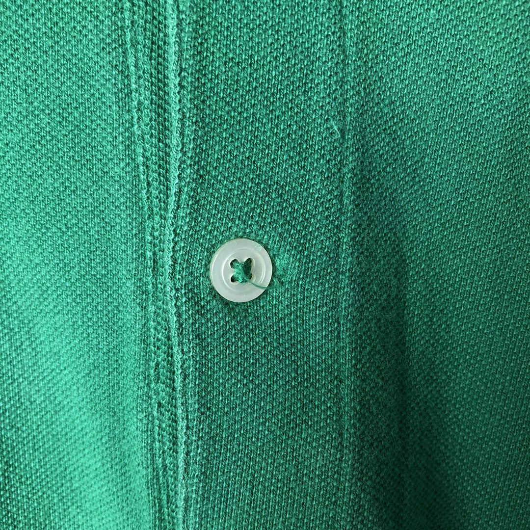 Ralph Lauren POLO by Ralph Lauren long sleeve polo shirt, men's XL size cotton green type Vintage Second Hand