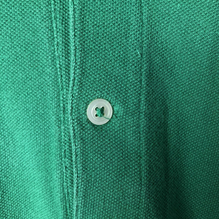 Ralph Lauren POLO by Ralph Lauren long sleeve polo shirt, men's XL size cotton green type Vintage Second Hand