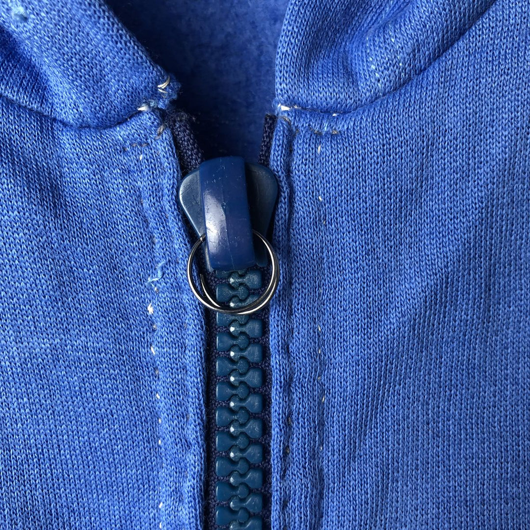 Vintage full-zip sweatshirt hoodie, size L, men's unclear blue type Vintage Second Hand