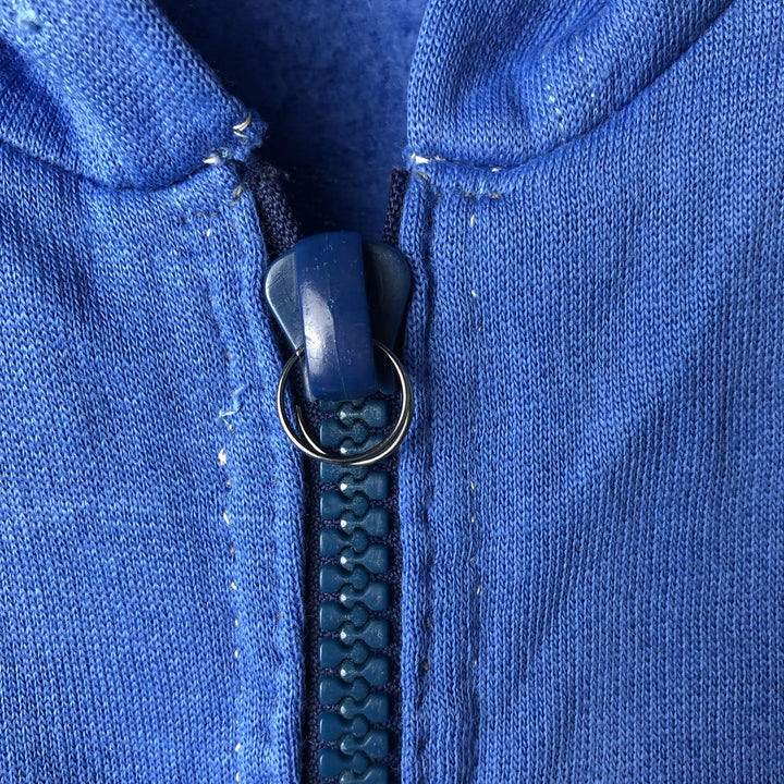 Vintage full-zip sweatshirt hoodie, size L, men's unclear blue type Vintage Second Hand