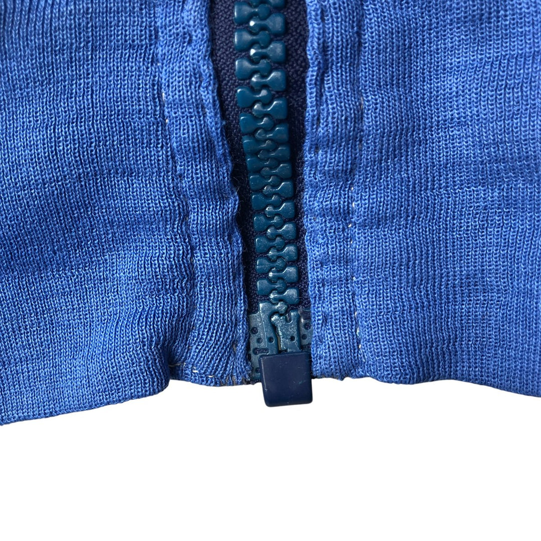 Vintage full-zip sweatshirt hoodie, size L, men's unclear blue type Vintage Second Hand
