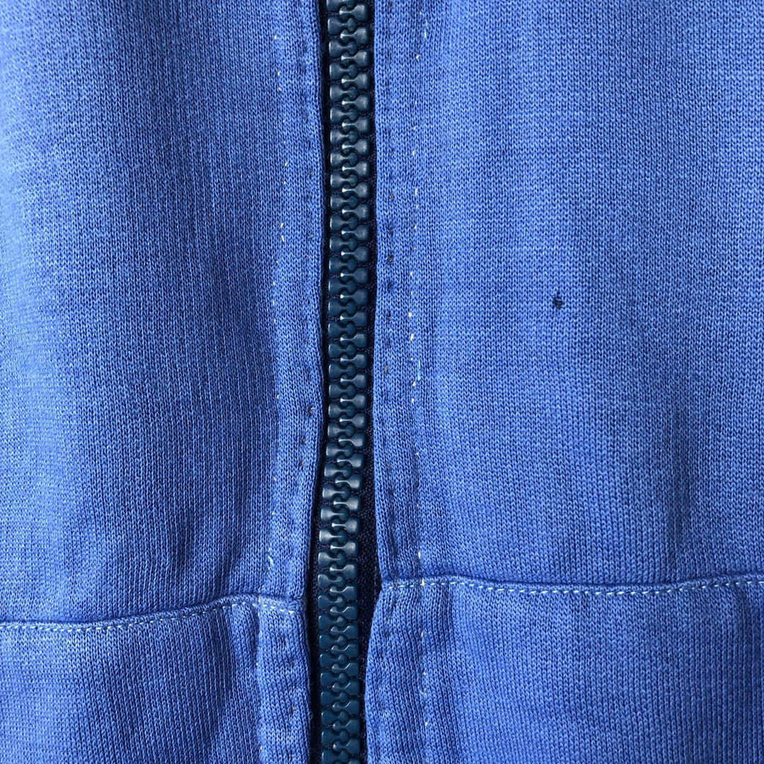 Vintage full-zip sweatshirt hoodie, size L, men's unclear blue type Vintage Second Hand