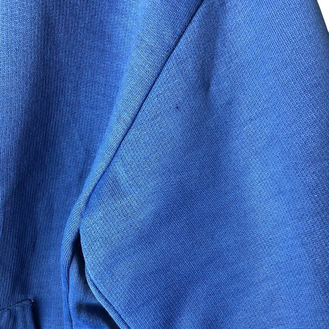 Vintage full-zip sweatshirt hoodie, size L, men's unclear blue type Vintage Second Hand
