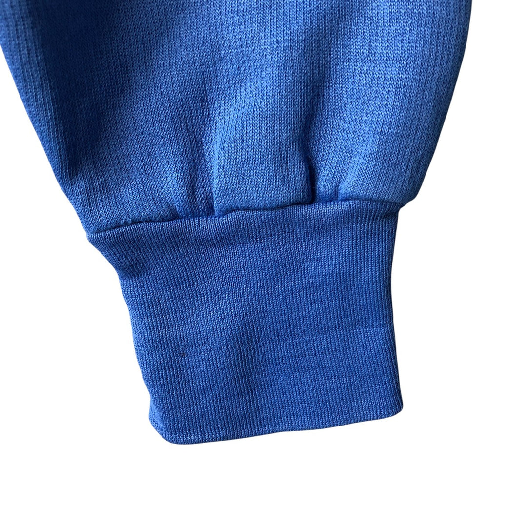 Vintage full-zip sweatshirt hoodie, size L, men's unclear blue type Vintage Second Hand