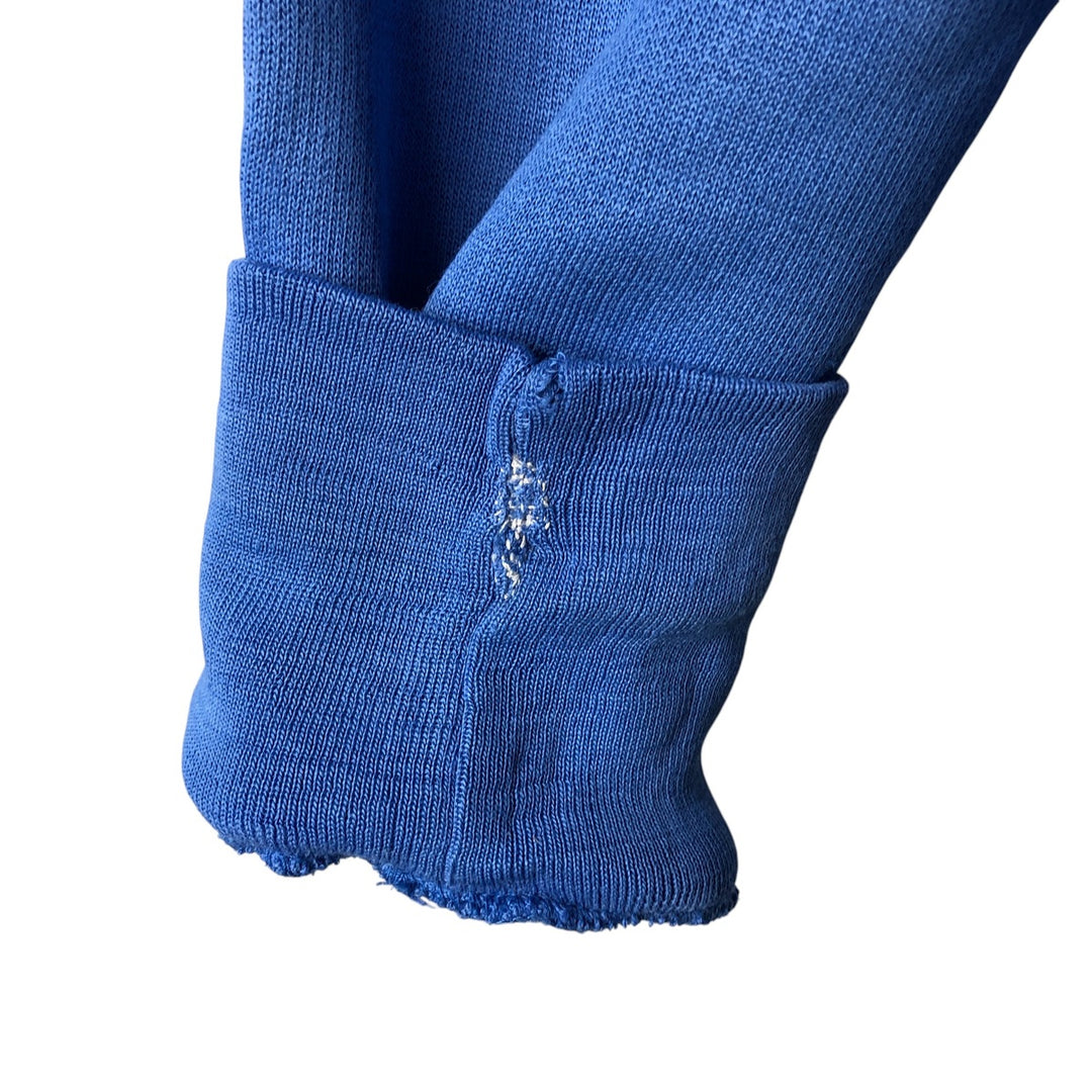 Vintage full-zip sweatshirt hoodie, size L, men's unclear blue type Vintage Second Hand