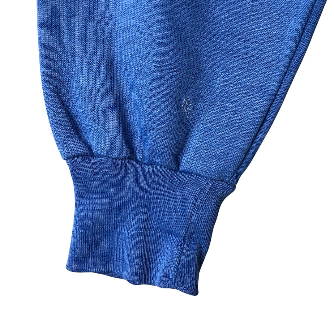 Vintage full-zip sweatshirt hoodie, size L, men's unclear blue type Vintage Second Hand