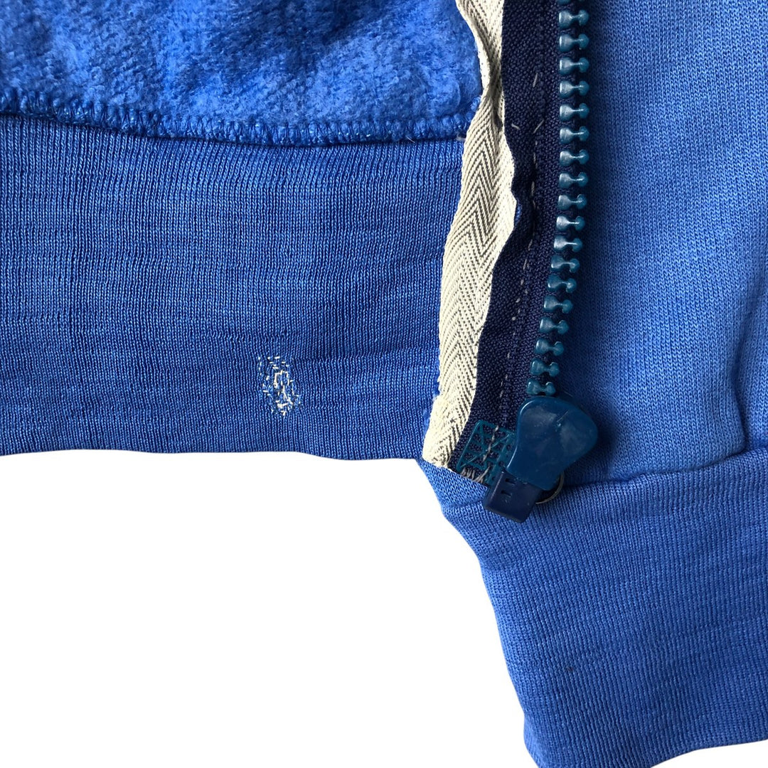 Vintage full-zip sweatshirt hoodie, size L, men's unclear blue type Vintage Second Hand