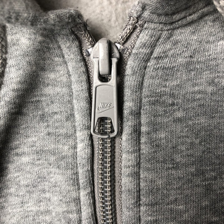 Nike the athletic department. Men's full-zip sweatshirt, size XL cotton gray type Vintage Second Hand