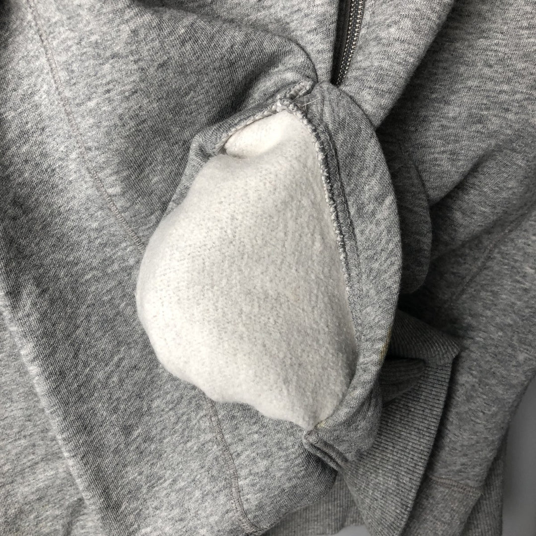Nike the athletic department. Men's full-zip sweatshirt, size XL cotton gray type Vintage Second Hand