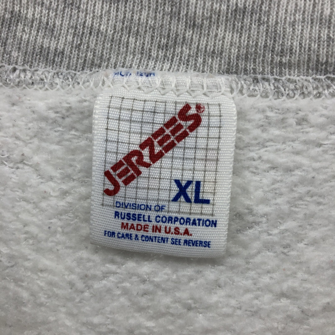 Vintage 90'S MLB New York Yankees Printed Sweatshirt, Made in USA, Men's Size XL cotton gray type Vintage Second Hand
