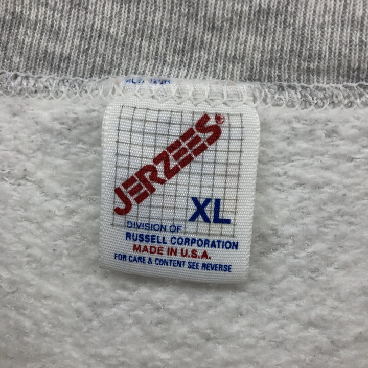 Vintage 90'S MLB New York Yankees Printed Sweatshirt, Made in USA, Men's Size XL cotton gray type Vintage Second Hand