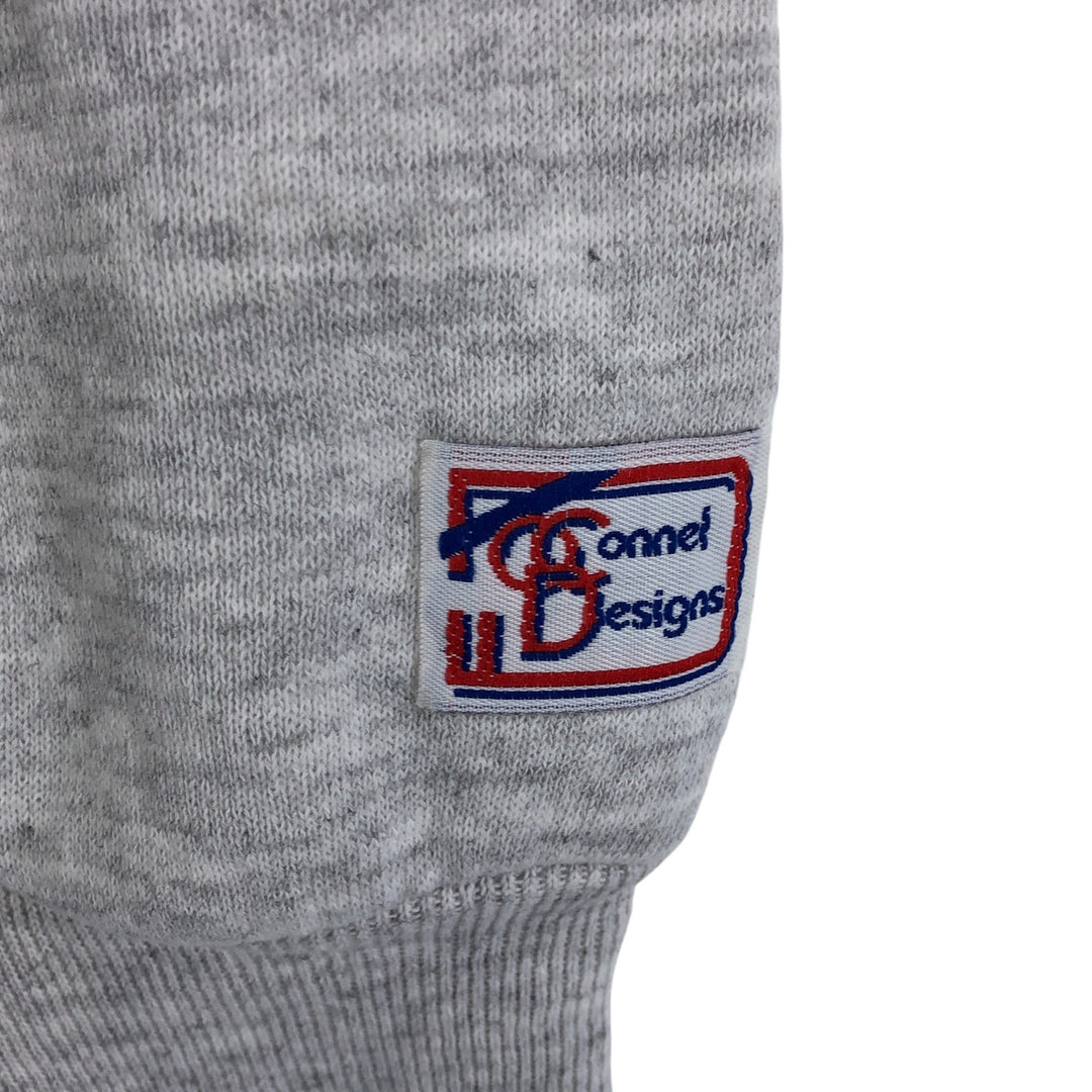 Vintage 90'S MLB New York Yankees Printed Sweatshirt, Made in USA, Men's Size XL cotton gray type Vintage Second Hand