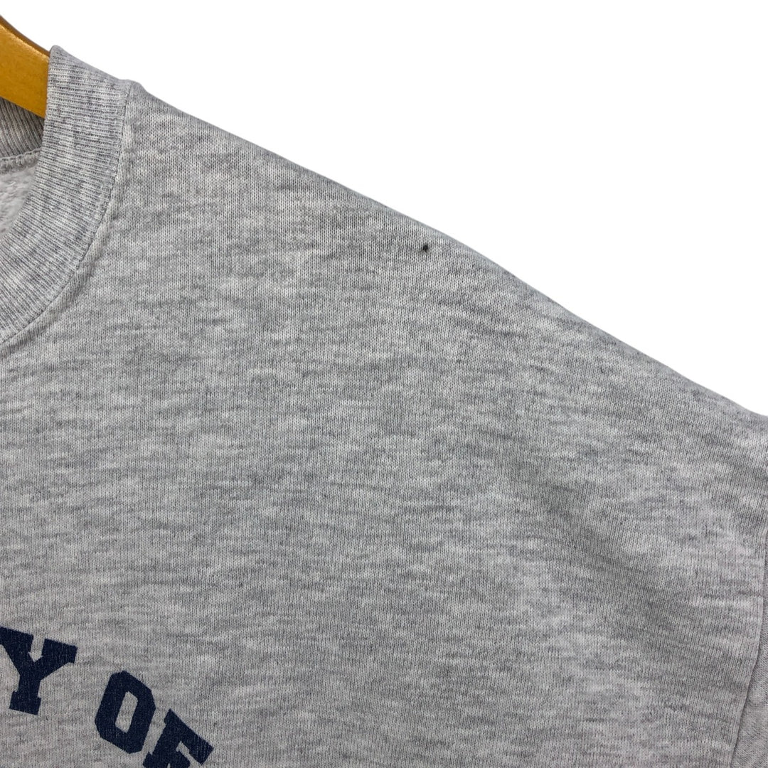 Vintage 90'S MLB New York Yankees Printed Sweatshirt, Made in USA, Men's Size XL cotton gray type Vintage Second Hand