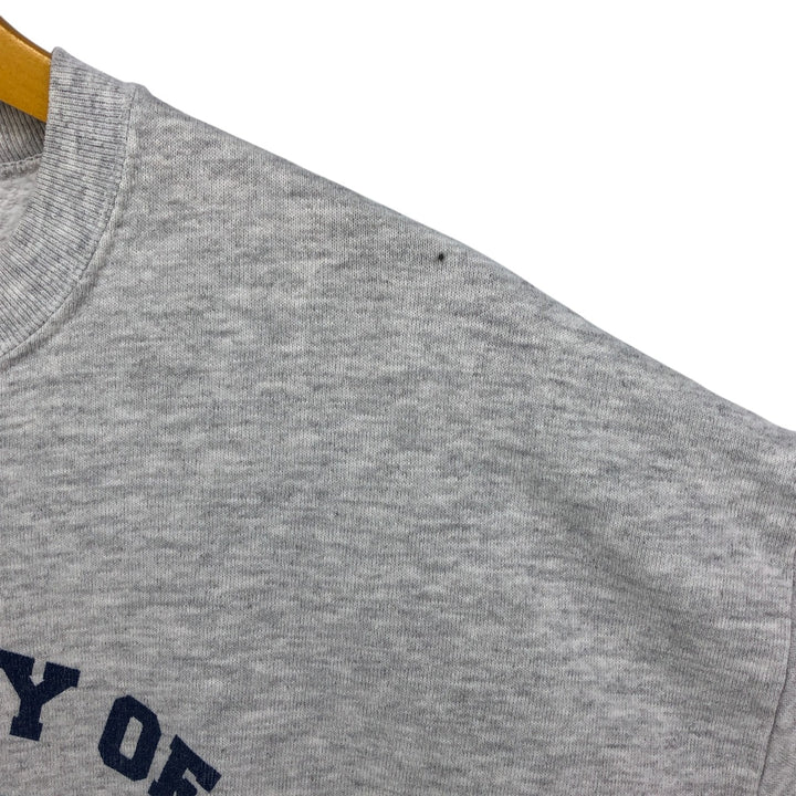 Vintage 90'S MLB New York Yankees Printed Sweatshirt, Made in USA, Men's Size XL cotton gray type Vintage Second Hand