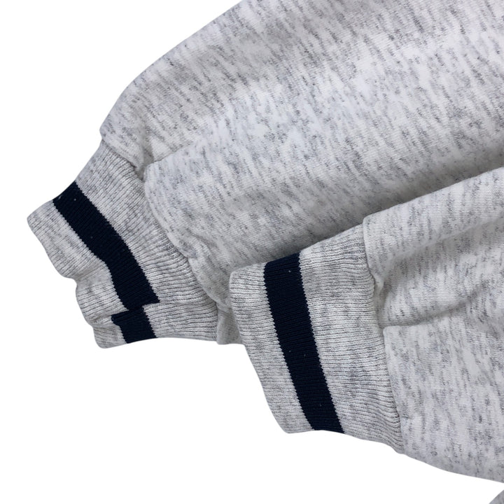 2000'S MLB New York Yankees Henley Neck Logo Sweatshirt, Men's Size L unclear gray type Vintage Second Hand