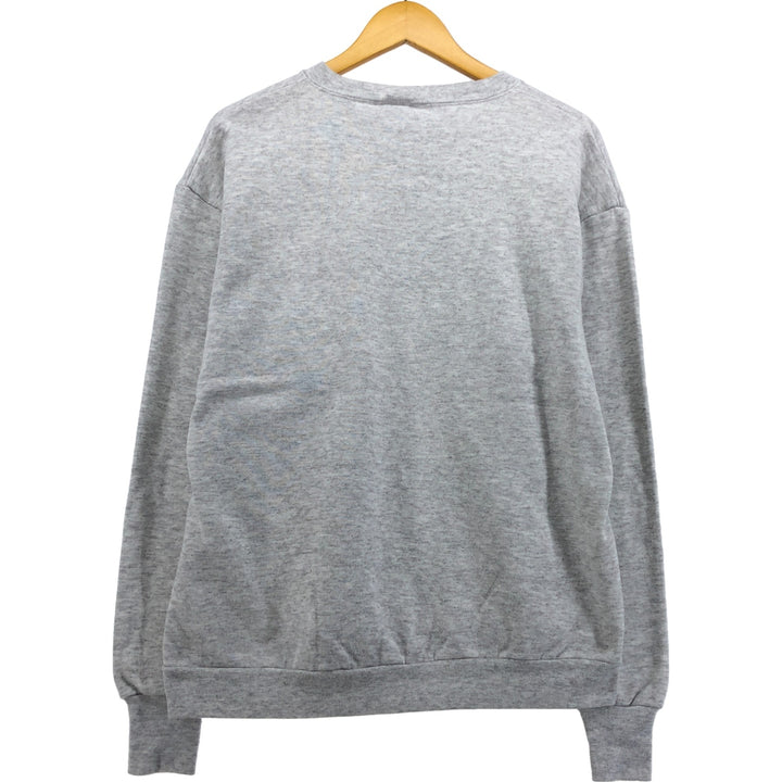 Vintage Delta DELTA printed sweatshirt, made in the USA, men's size XL polyester gray type Vintage Second Hand