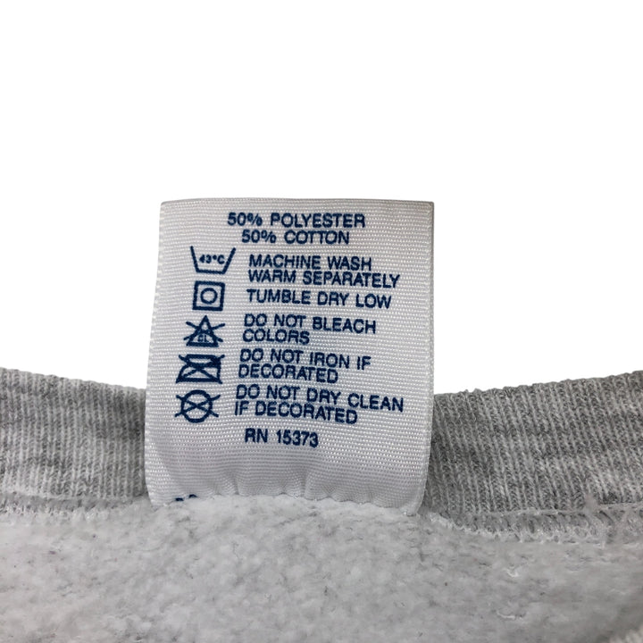Vintage Delta DELTA printed sweatshirt, made in the USA, men's size XL polyester gray type Vintage Second Hand