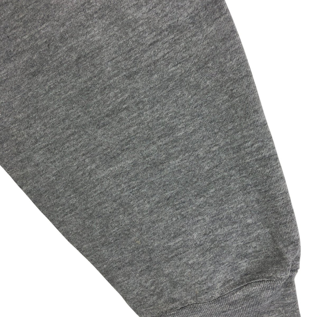 90'S STEEVE and BARRY'S WISCONSIN University of Wisconsin College Sweatshirt, Men's Size L cotton gray type Vintage Second Hand