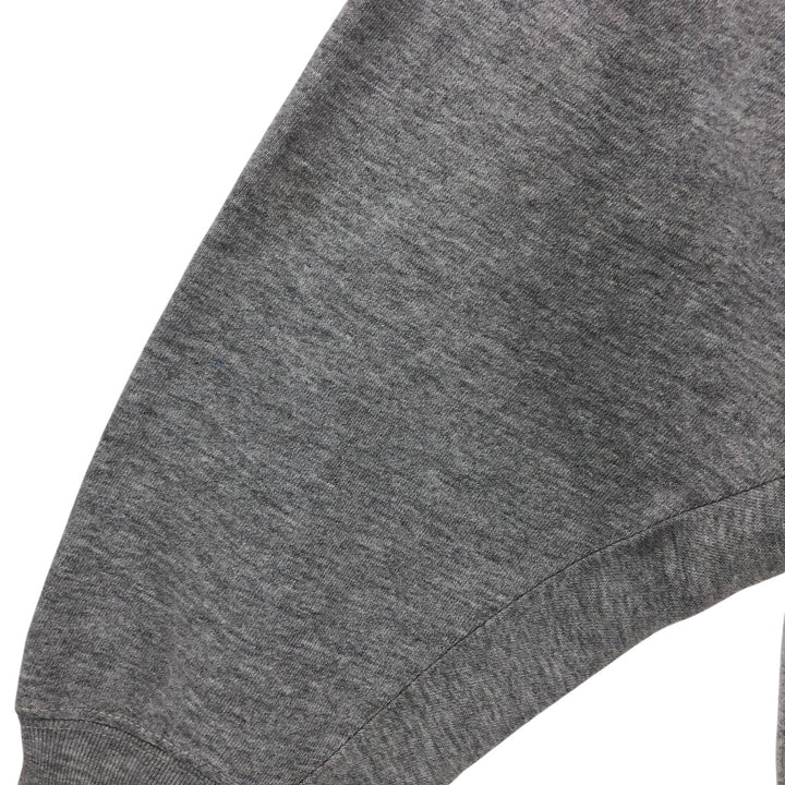 90'S STEEVE and BARRY'S WISCONSIN University of Wisconsin College Sweatshirt, Men's Size L cotton gray type Vintage Second Hand