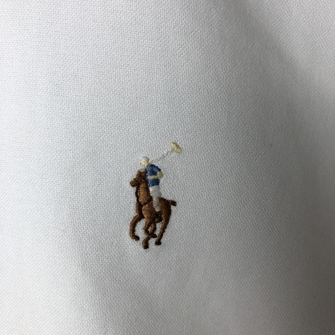 Ralph Lauren YARMOUTH long sleeve button-down shirt cotton white type Vintage Second Hand