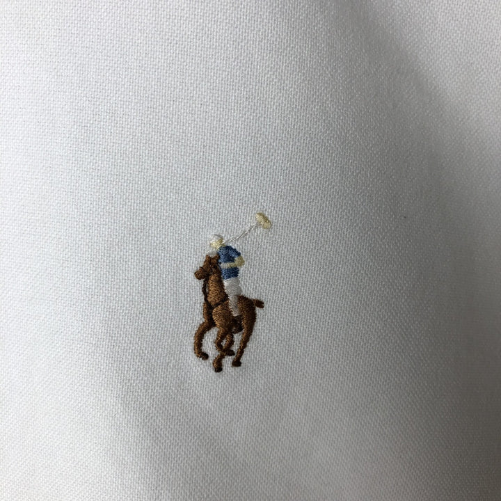 Ralph Lauren YARMOUTH long sleeve button-down shirt cotton white type Vintage Second Hand