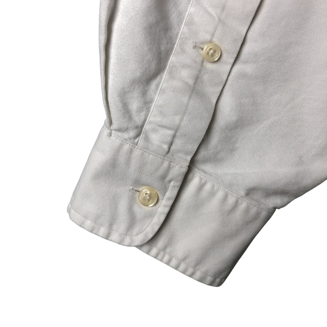 Ralph Lauren YARMOUTH long sleeve button-down shirt cotton white type Vintage Second Hand