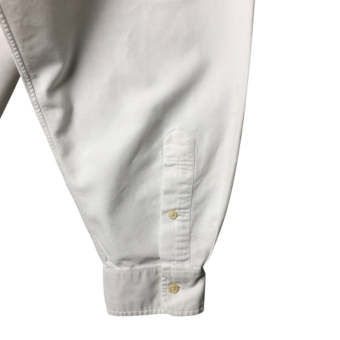 Ralph Lauren YARMOUTH long sleeve button-down shirt cotton white type Vintage Second Hand