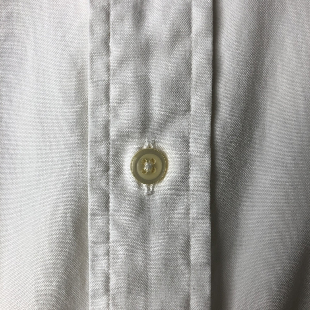 Ralph Lauren Classic Fit long sleeve button down shirt, men's size M cotton white type Vintage Second Hand